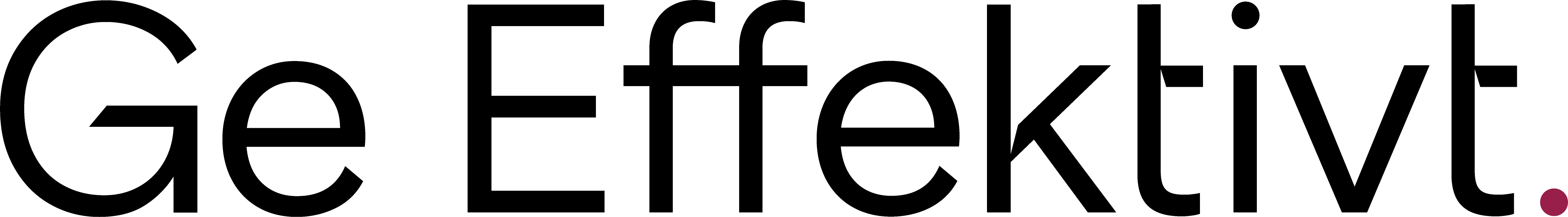 Ge Effektivt logo